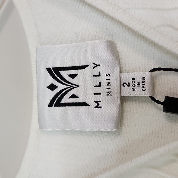 Milly Minis Creamy White Fit & Flare Dress, Size 2 ~ NWT - Picture 8 of 14